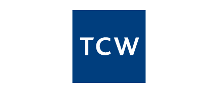 A logo for TCW, who is a sponsor for the Milken Institute's Global Conference 2024.