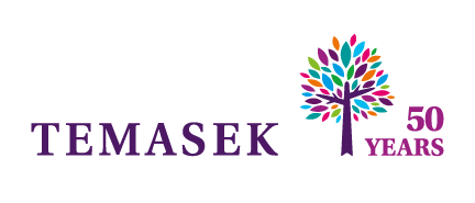 A logo for Temasek, who is a sponsor for the Milken Institute's Global Conference 2024.