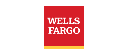 A logo for Wells Fargo, who is a sponsor for the Milken Institute's Global Conference 2024.