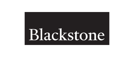 A logo for Blackstone, who is a sponsor for the Milken Institute's Global Investors' Symposium Hong Kong 2025.