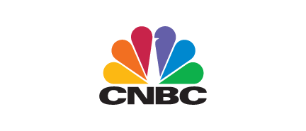 A logo for CNBC, who is a Media Partner of the Milken Institute's Global Investor's Symposium Hong Kong 2025.