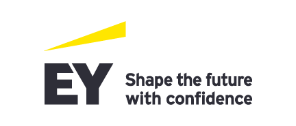 A logo for EY, who is a sponsor for the Milken Institute's Global Investors' Symposium Hong Kong 2025.