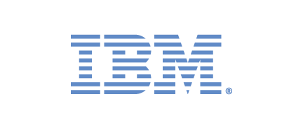 A logo for IBM, who is a sponsor for the Milken Institute's Global Investors' Symposium Hong Kong 2025.