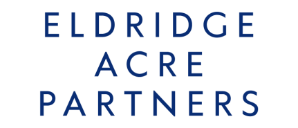 A logo for Eldridge Acre Partners, who is a sponsor for the Milken Institute's Global Conference 2025.