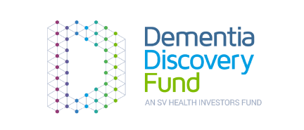 A logo of Dementia Discovery Fund.