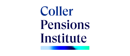 Coller Pensions Institute logo with blue and teal underline