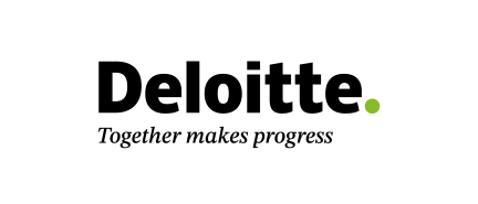 Deloitte logo with tagline "Together makes progress"