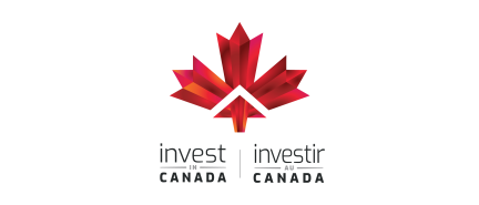 Invest Canada logo with red maple leaf symbol