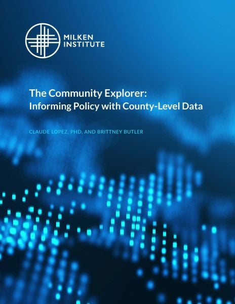 The Community Explorer: Informing Policy with County-Level Data