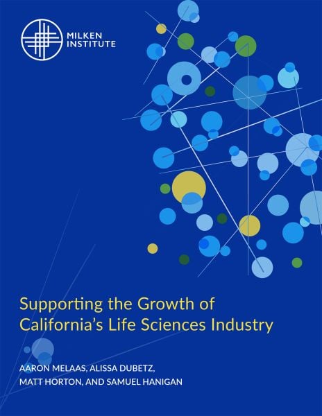Supporting the Growth of California's Life Sciences Industry