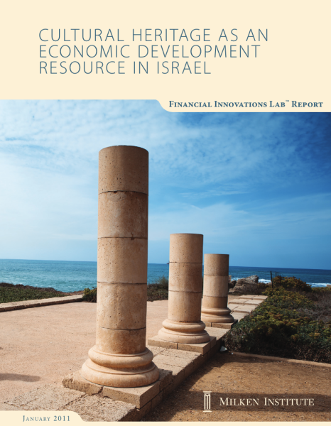 Cultural Heritage as an Economic Resource in Israel