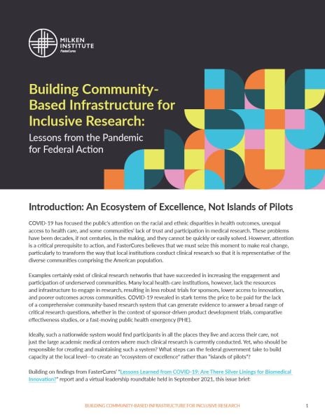 Building Community-Based Infrastructure for Inclusive Research