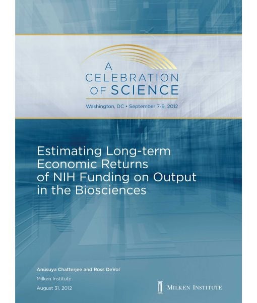 Estimating Long-term Economic Returns of NIH Funding on Output in the Biosciences
