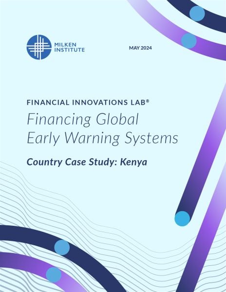 Financing Global Early Warning Systems Country Case Study: Kenya