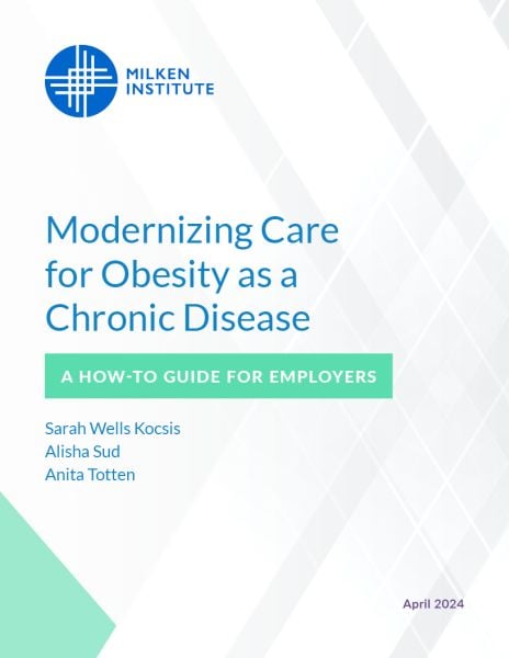Modernizing Care for Obesity as a Chronic Disease: A How-To Guide for Employers