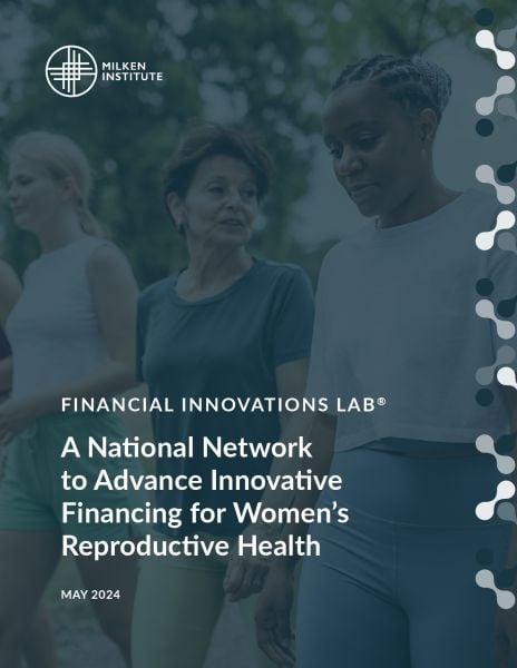 A National Network to Advance Innovative Financing for Women’s Reproductive Health