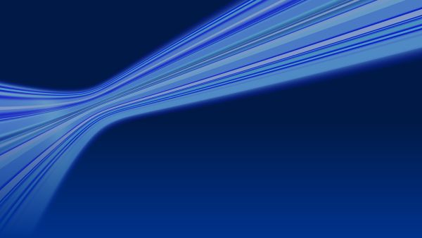 An abstract image of a dark blue background with a light blue bent line graphic in the middle.