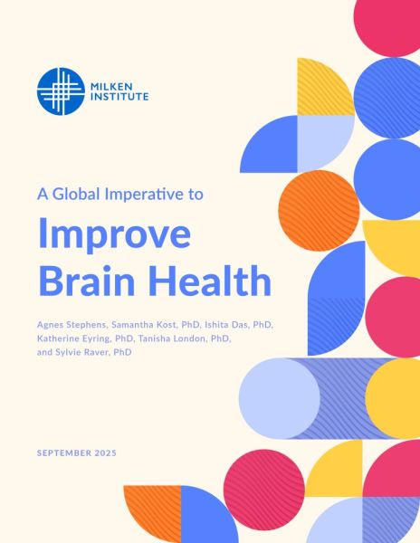 Report cover for A Global Imperative to Improve Brain Health 