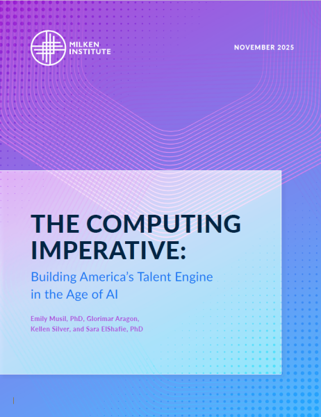 Report cover for The Computing Imperative