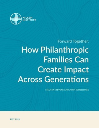 Book cover: "How Philanthropic Families Can Create Impact Across Generations" by Founders Pledge