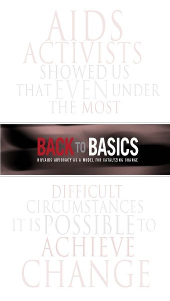 Back to Basics: HIV/AIDS Advocacy as a Model for Catalyzing Change