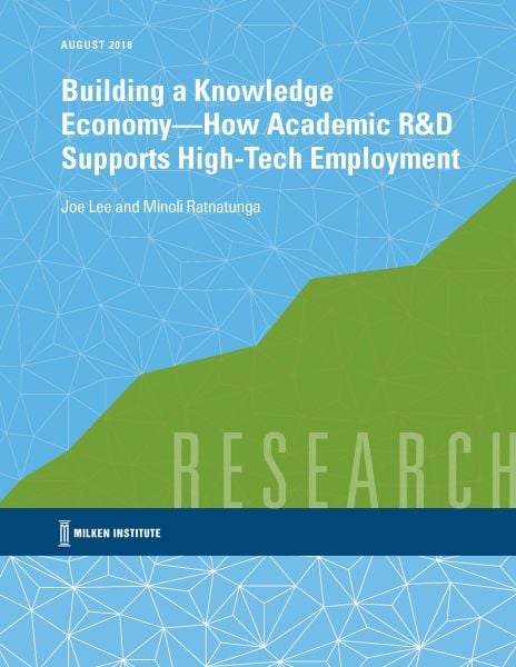 Building a Knowledge Economy—How Academic R&D Supports High-Tech Employment