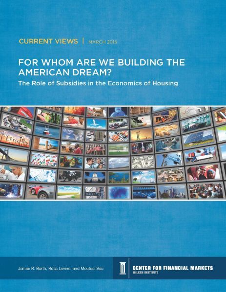 For Whom Are We Building the American Dream? The Role of Subsidies in the Economics of Housing