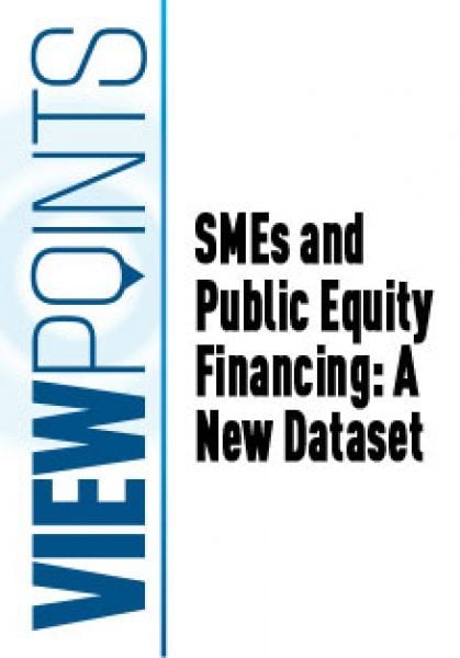 SMEs and Public Equity Financing: A New Dataset of SME Boards in Emerging-Market and Developing Economies