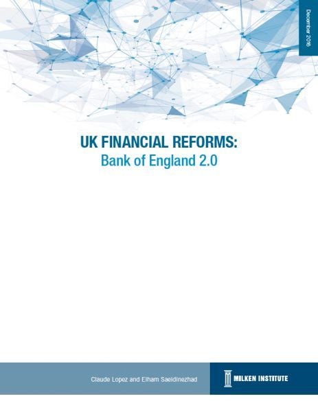UK Financial Reforms: Bank of England 2.0