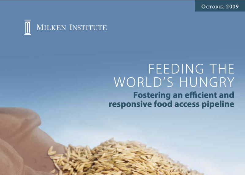 Feeding the World's Hungry: Fostering an efficient and responsive food access pipeline