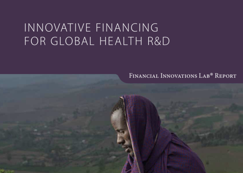 Innovative Financing for Global Health R&D
