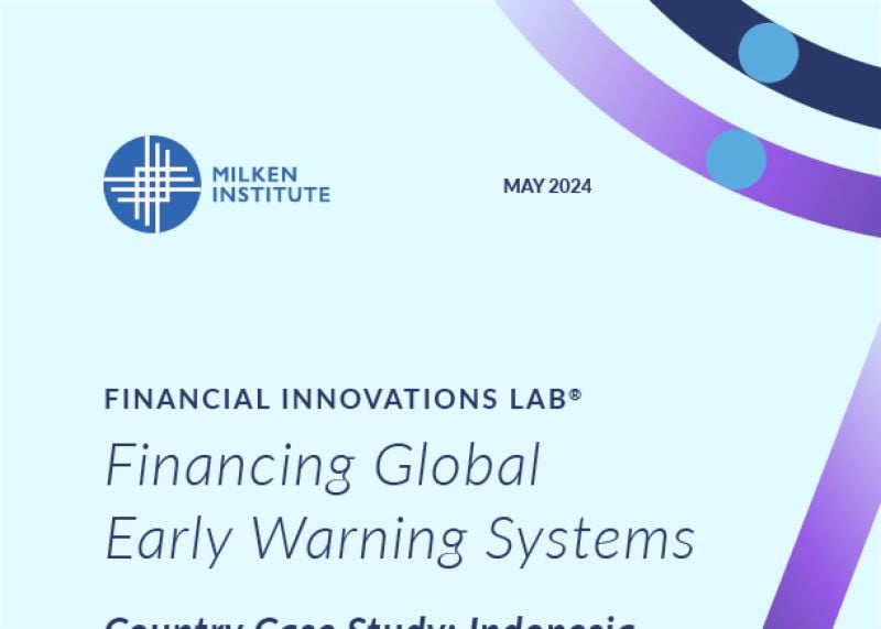 Financing Global Early Warning Systems Country Case Study: Indonesia