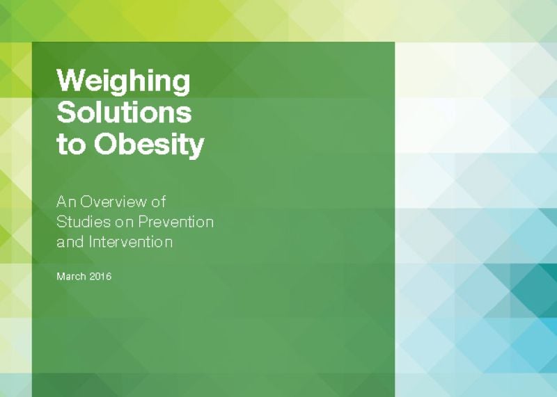 Weighing Solutions to Obesity