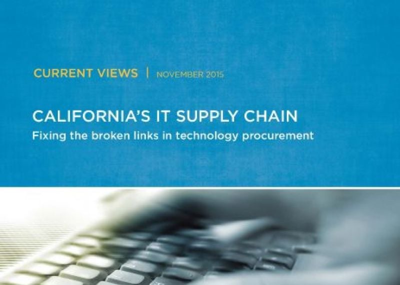 California’s IT Supply Chain: Fixing the Broken Links in Technology Procurement