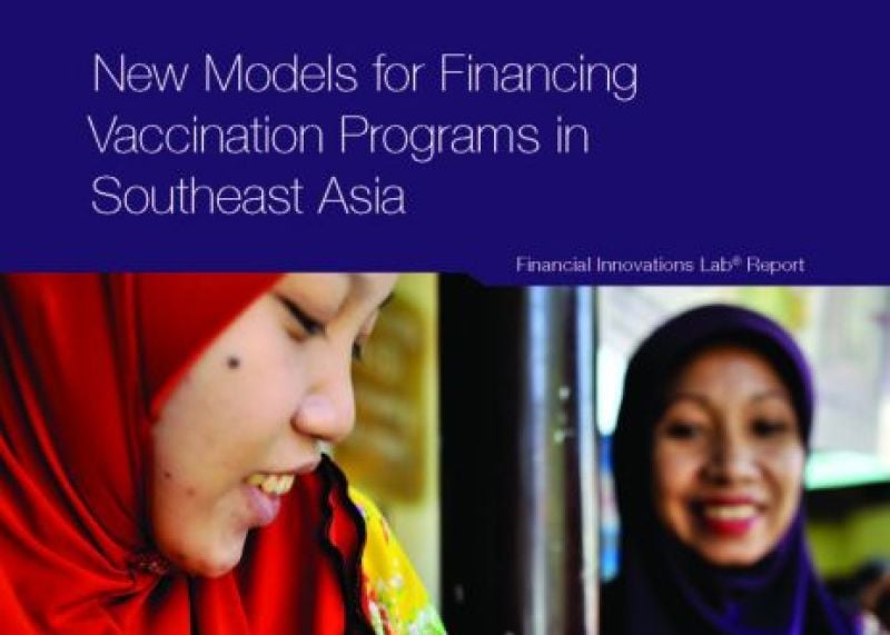 New Models for Financing Vaccination Programs in Southeast Asia