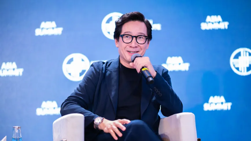 person speaking on a panel