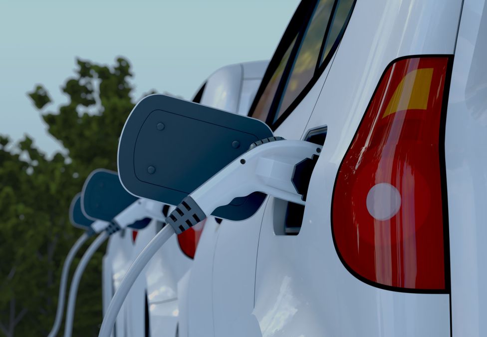 Electric vehicles charging.