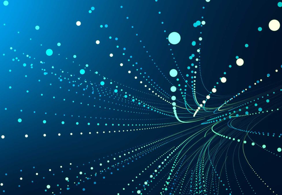 Graphic depicting fiber optics