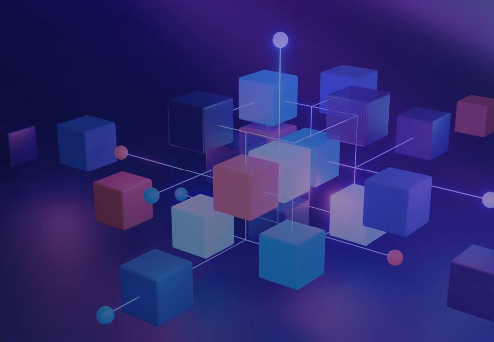 Graphic depicting blockchain