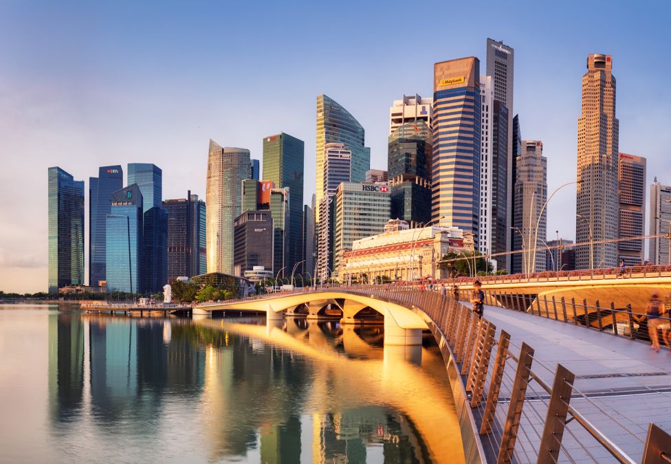 Asia Summit 2025 Announcement - Singapore Skyline Singapore Skyline Marina Bay